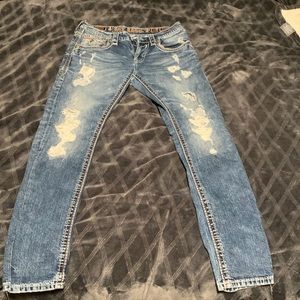I am selling rock revival jeans.